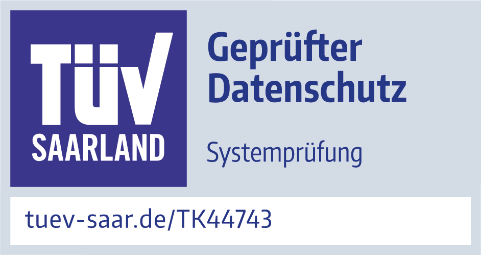 TüV Saarland - Geprüfter Datenschutz